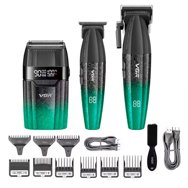 Комплект VGR V-640 S3 зелений 3 в 1 Комплект VGR V-640 S3 зелений 3 в 1