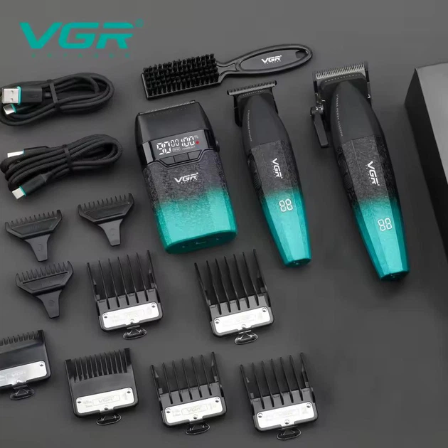 Комплект VGR V-640 S3 зелений 3 в 1