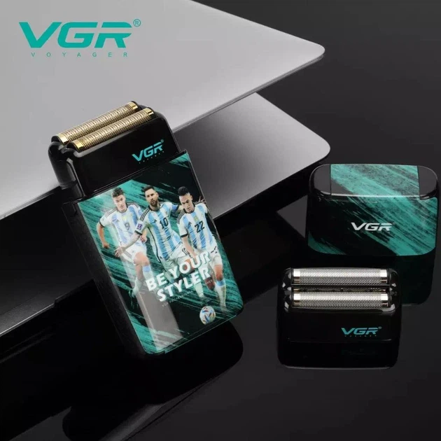 Електробритва VGR V-309 Аргентина, подвійне лезо, LED Display