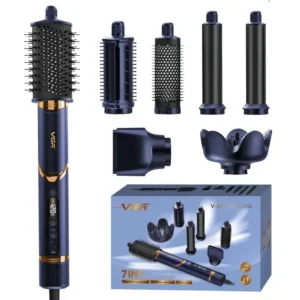 Фен-стайлер VGR 7 в 1 V-477 DARK BLUE, Professional, 7 насадок, 1400 Вт