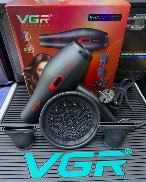 Фен професійний VGR V-471, 2800 Вт