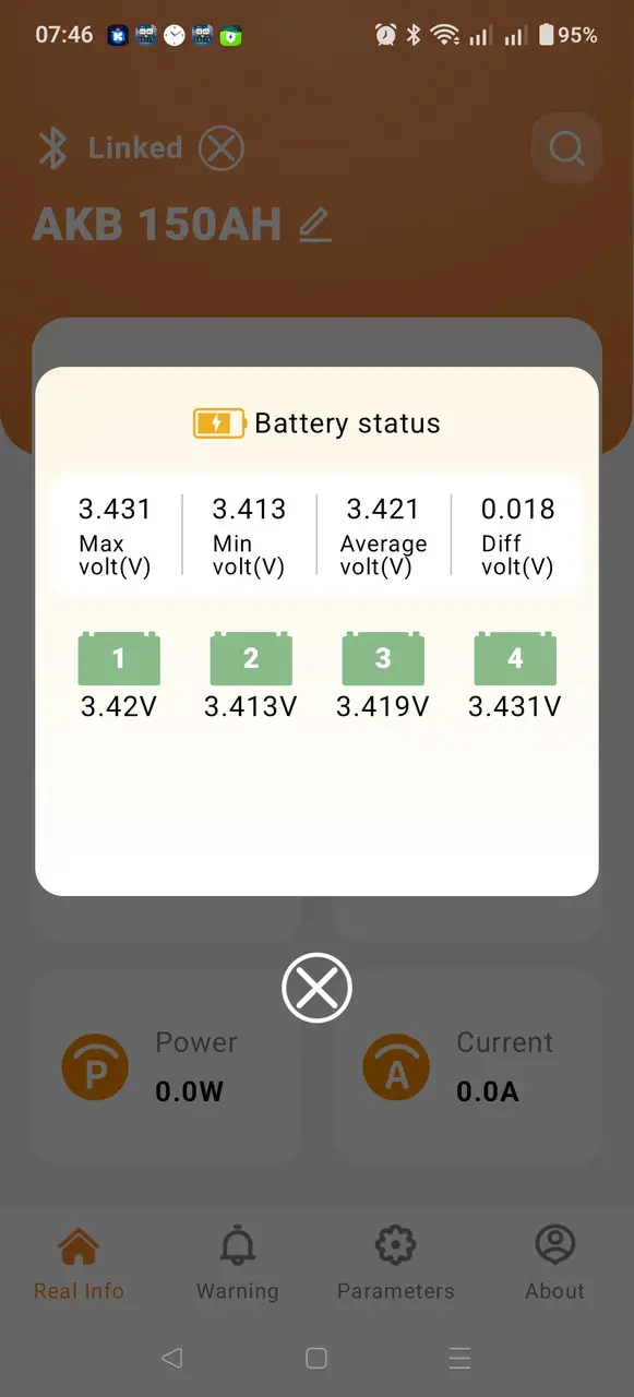 LiFePO4 12V/160Ah 150A BMS акумулятор Humsienk 2048 Вт*год для систем резервного живлення LiFePO4 12V/160Ah 150A BMS акумулятор Humsienk 2048 Вт*год для систем резервного живлення - Зображення 10