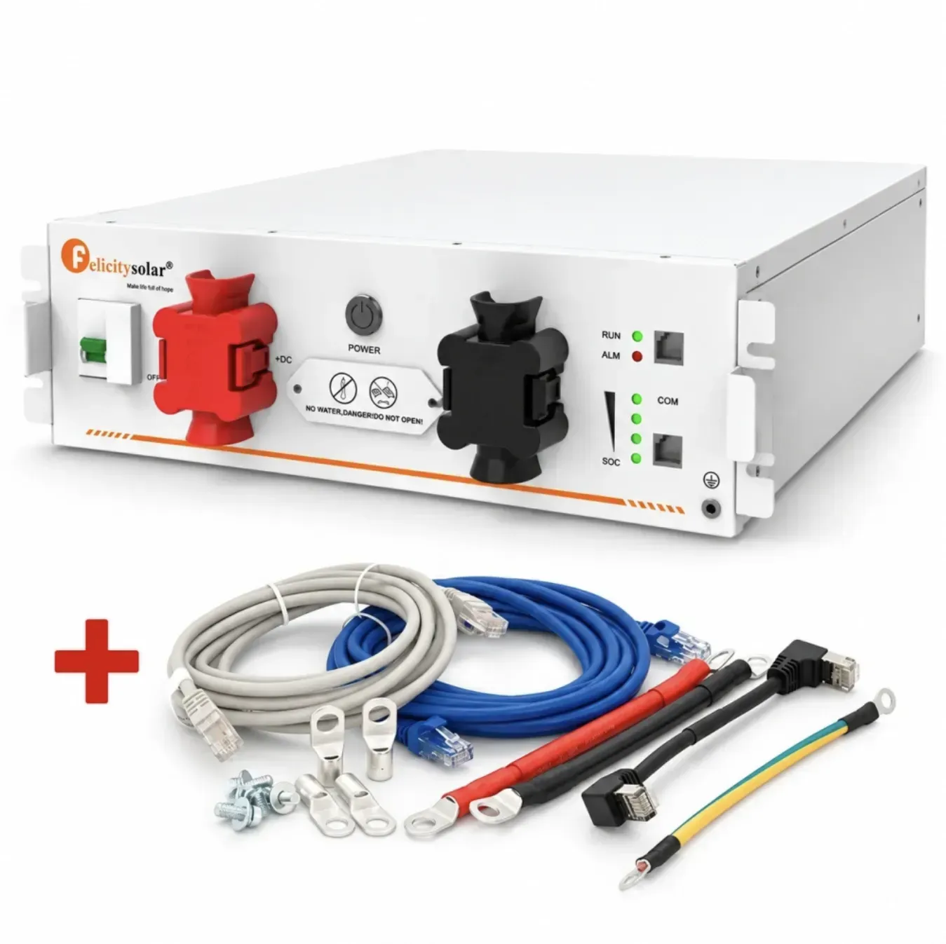 Акумулятор Felicity з BMS 100 А LiFePO4 51,2V/100Ah для систем резервного живлення Акумулятор Felicity з BMS 100 А LiFePO4 51,2V/100Ah для систем резервного живлення