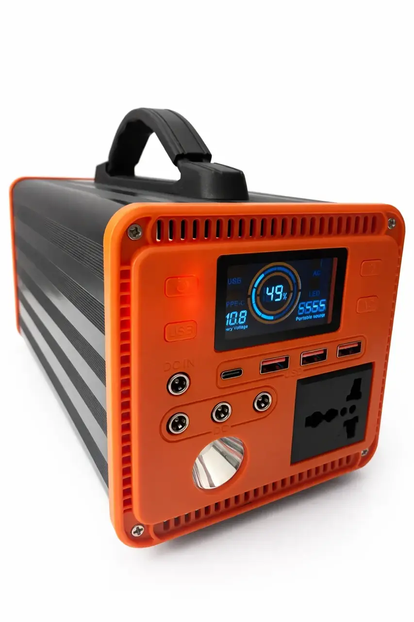 Зарядна станція 110Wh 300W чиста синусоїда Type-C з ліхтарем Зарядна станція 110Wh 300W чиста синусоїда Type-C з ліхтарем - Зображення 2